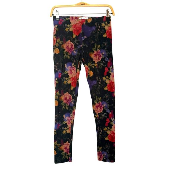 Johnny Was JW Los Angeles Bossanova Floral Leggings Size XS - Picture 1 of 7